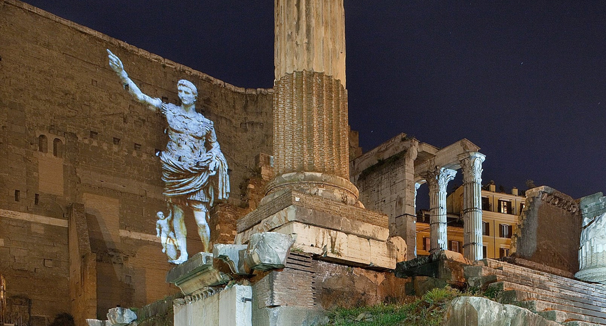 Multimedia show – Travels in ancient Rome